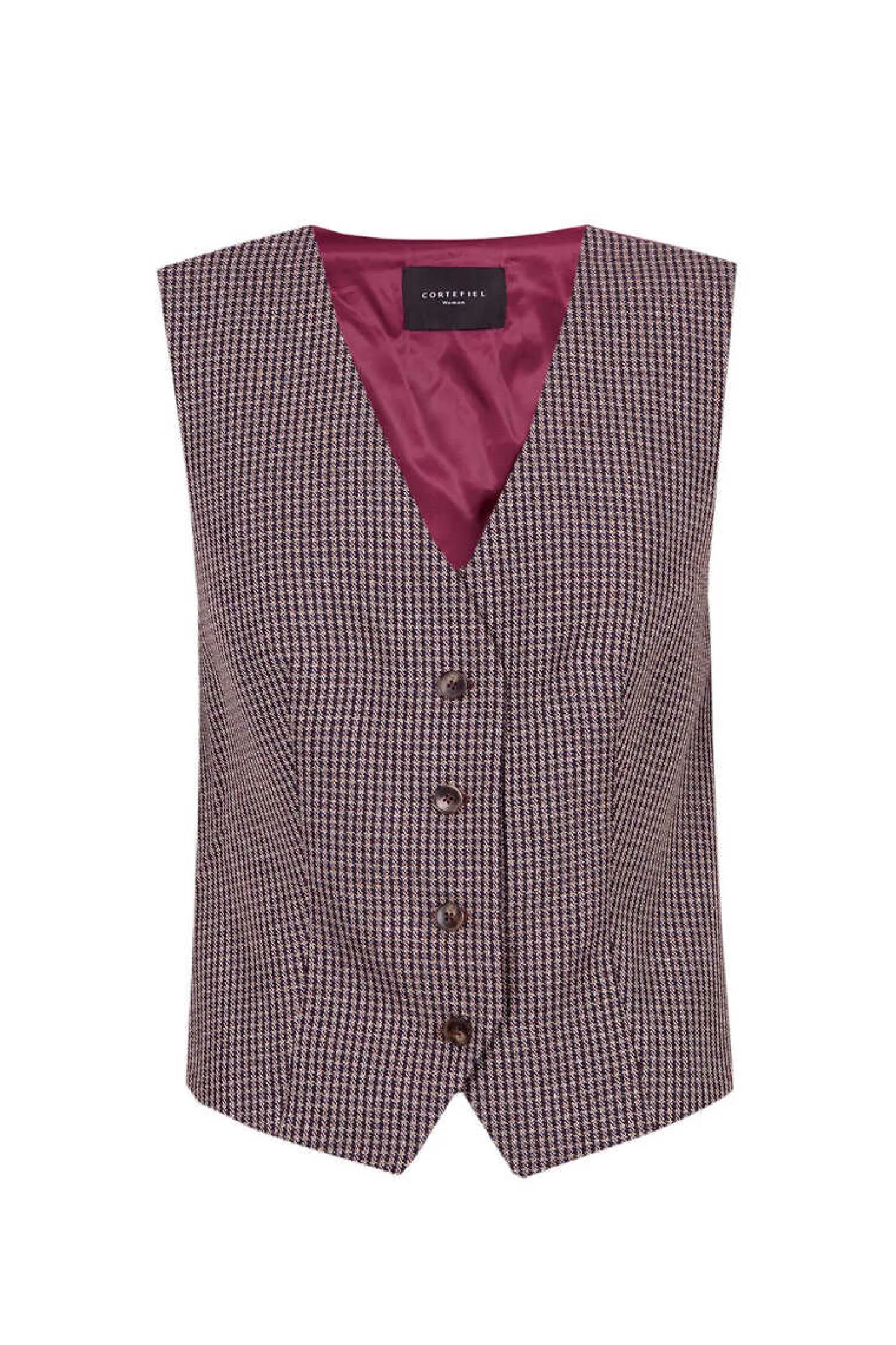 Cortefiel Coletes-Colete Aos Quadrados