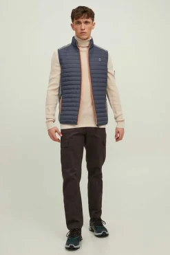 Jack & Jones Colete Capuz Cinza New