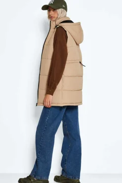 Noisy May Coletes-Colete Comprido Acolchoado