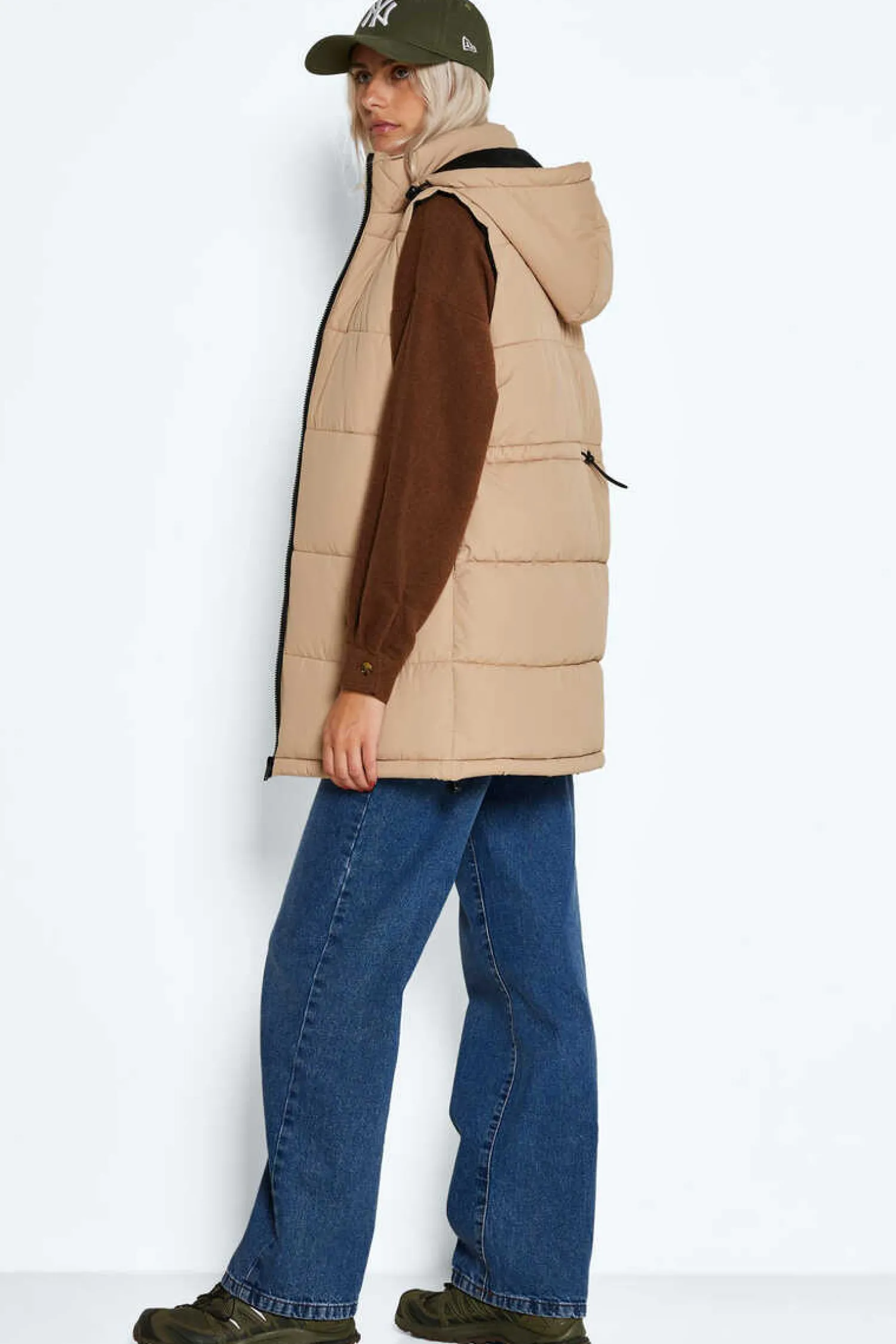 Noisy May Coletes-Colete Comprido Acolchoado