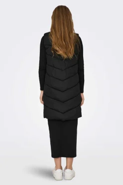 JDY Coletes-Colete Comprido Acolchoado