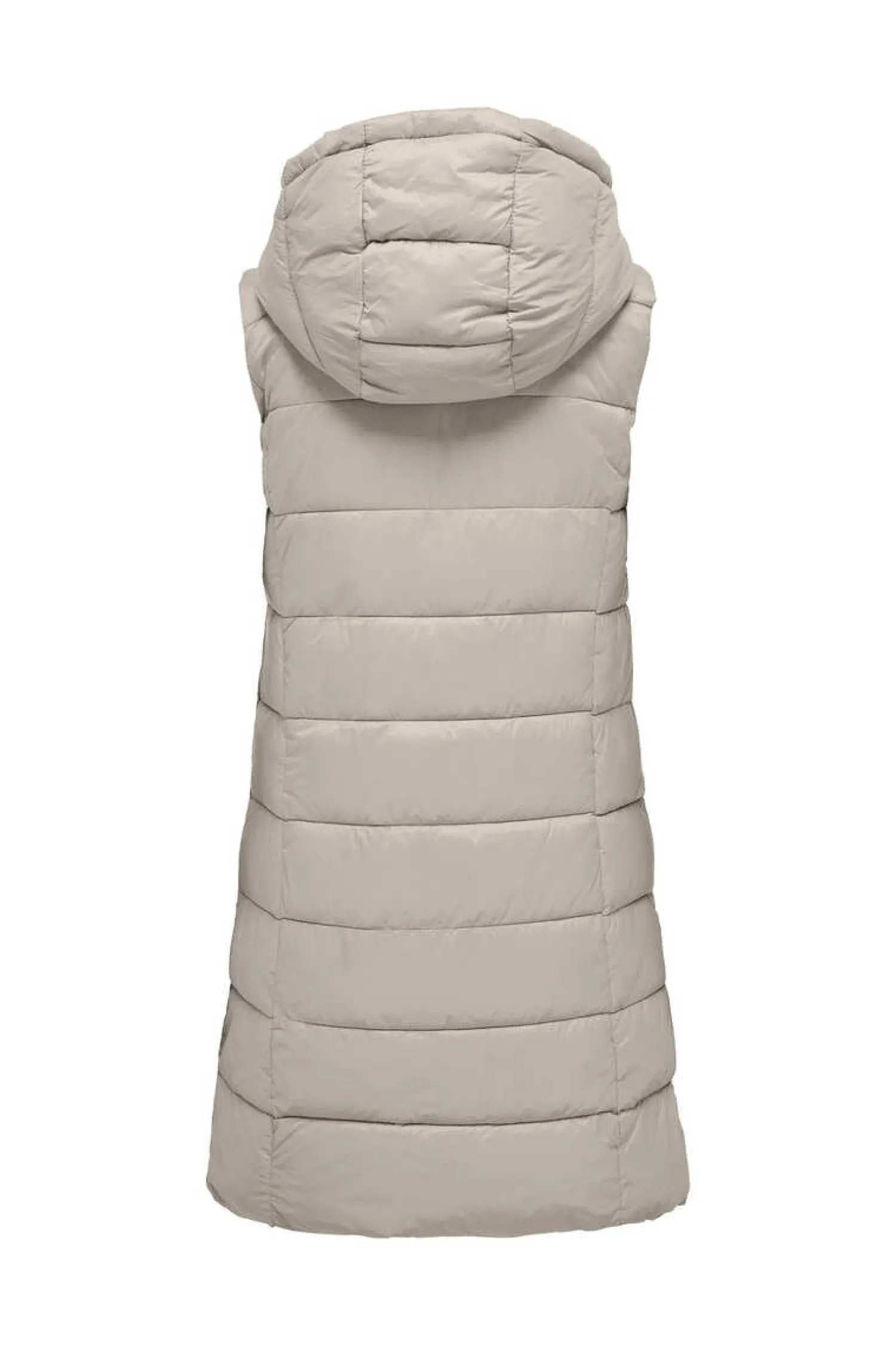 JDY Coletes-Colete Comprido Acolchoado Com Capuz