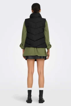 JDY Coletes-Colete Curto Acolchoado