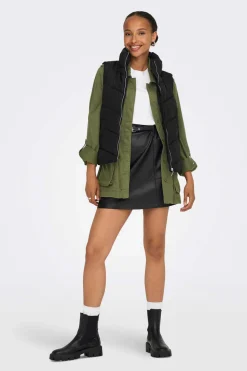 JDY Coletes-Colete Curto Acolchoado