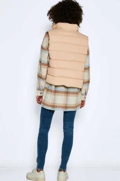 Noisy May Coletes-Colete Curto Acolchoado