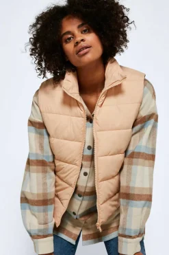 Noisy May Coletes-Colete Curto Acolchoado