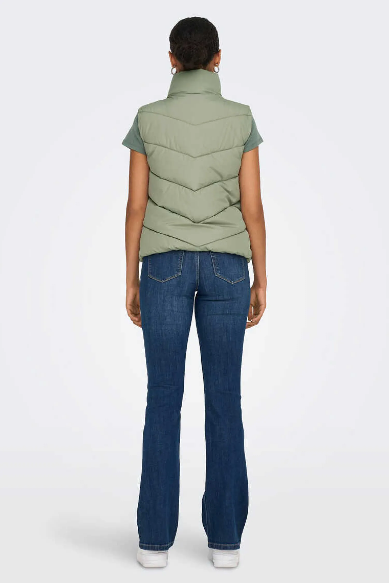 JDY Coletes-Colete Curto Acolchoado