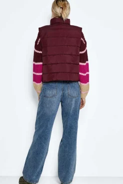 Noisy May Coletes-Colete Curto Acolchoado