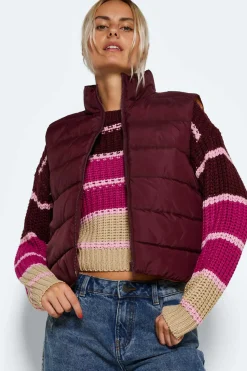 Noisy May Coletes-Colete Curto Acolchoado