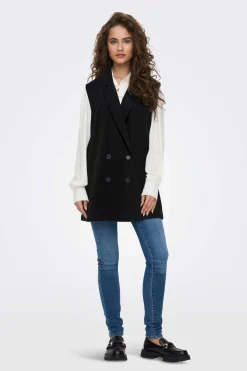 JDY Coletes-Colete De Gola Lapela