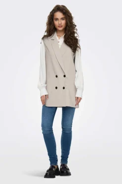 JDY Coletes-Colete De Gola Lapela