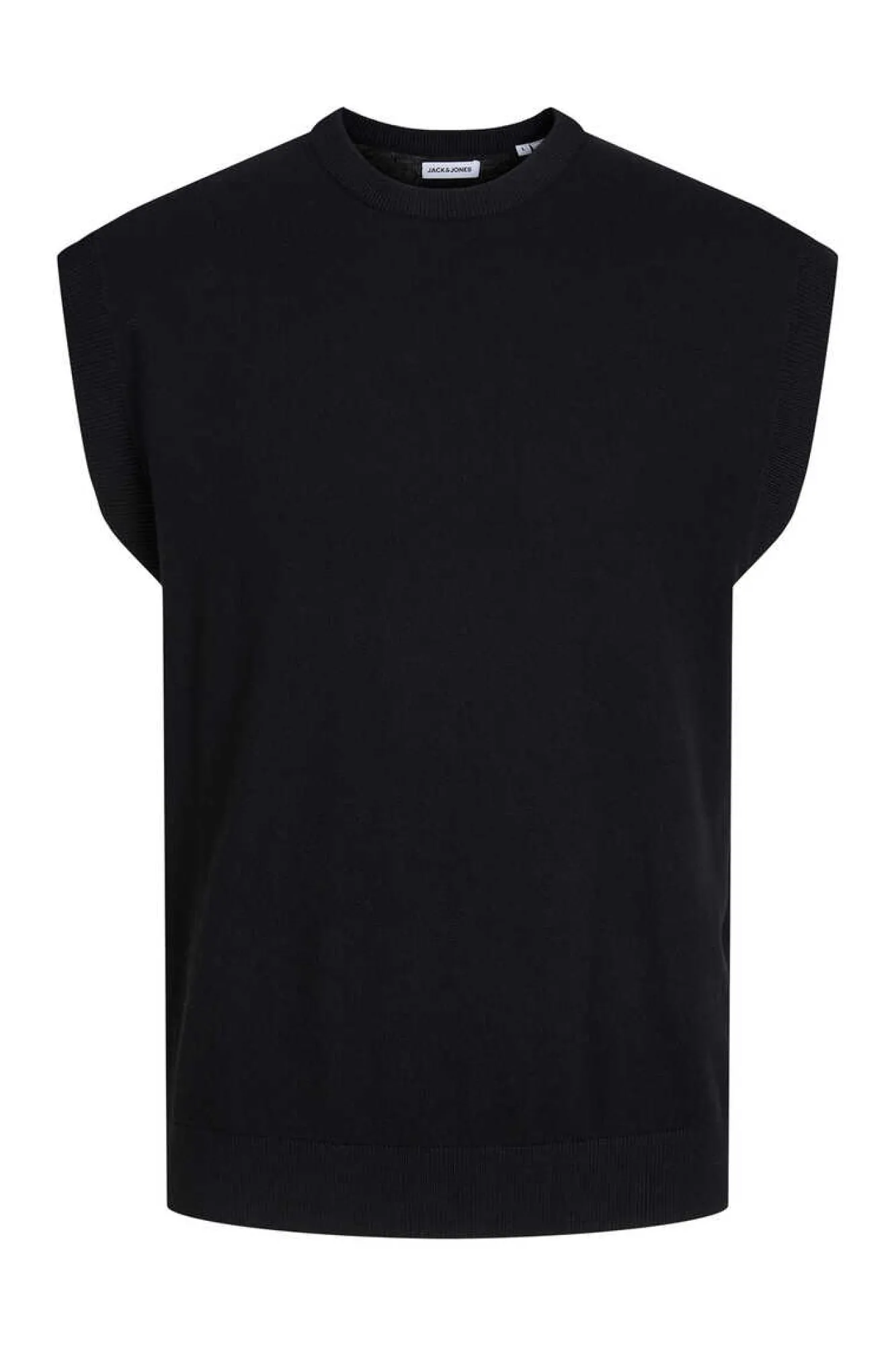 Jack & Jones Colete De Malha Preto Outlet