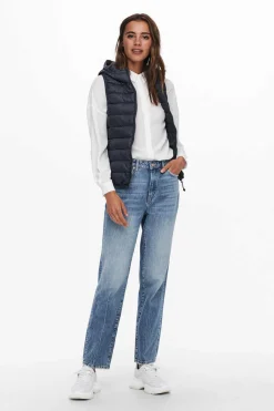 Only Coletes-Colete De Mulher Ultraleve Com Capuz