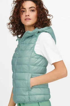 Only Coletes-Colete De Mulher Ultraleve Com Capuz