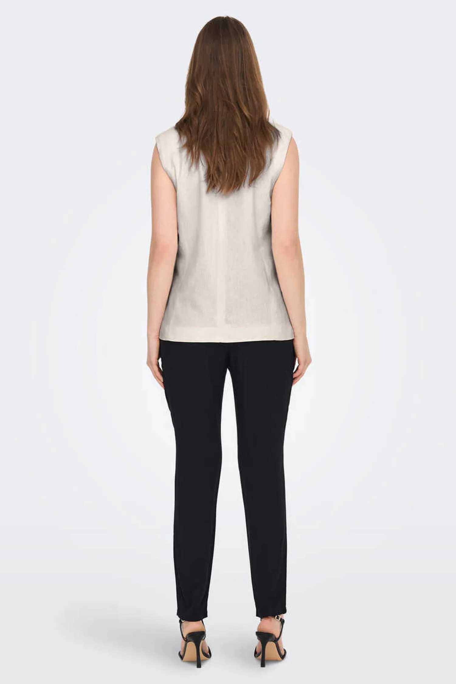 Only Coletes-Colete Duplo Botao Linho E Viscose