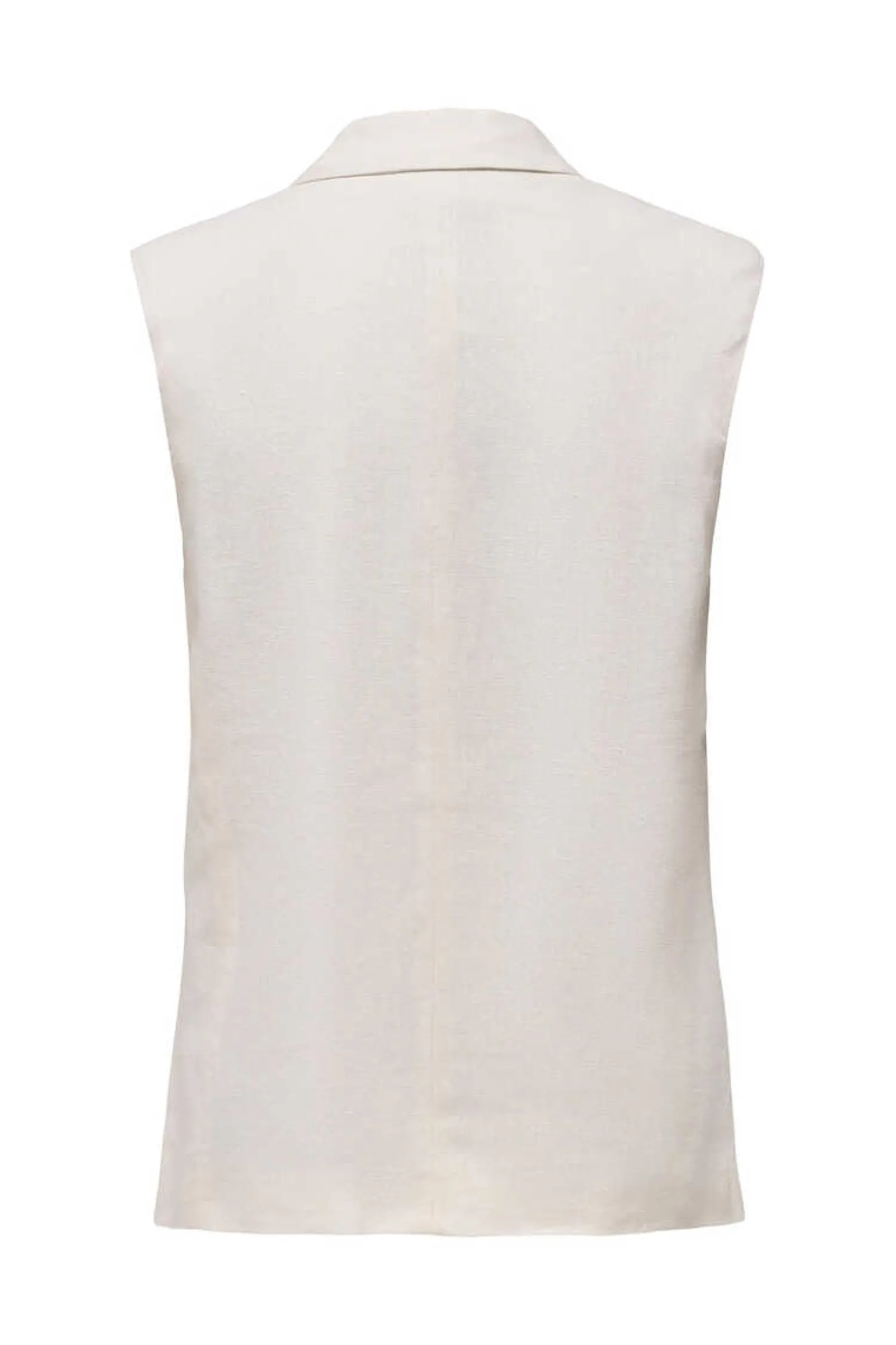 Only Coletes-Colete Duplo Botao Linho E Viscose