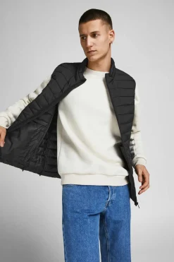 Jack & Jones Colete Puffer Preto Sale