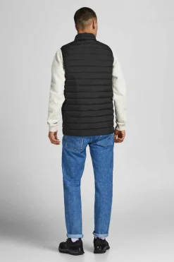 Jack & Jones Colete Puffer Preto Sale