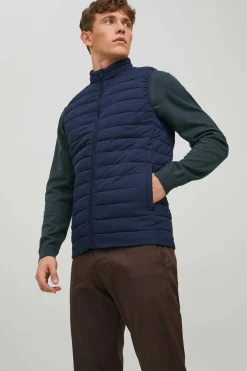 Jack & Jones Colete Puffer Marinho Hot