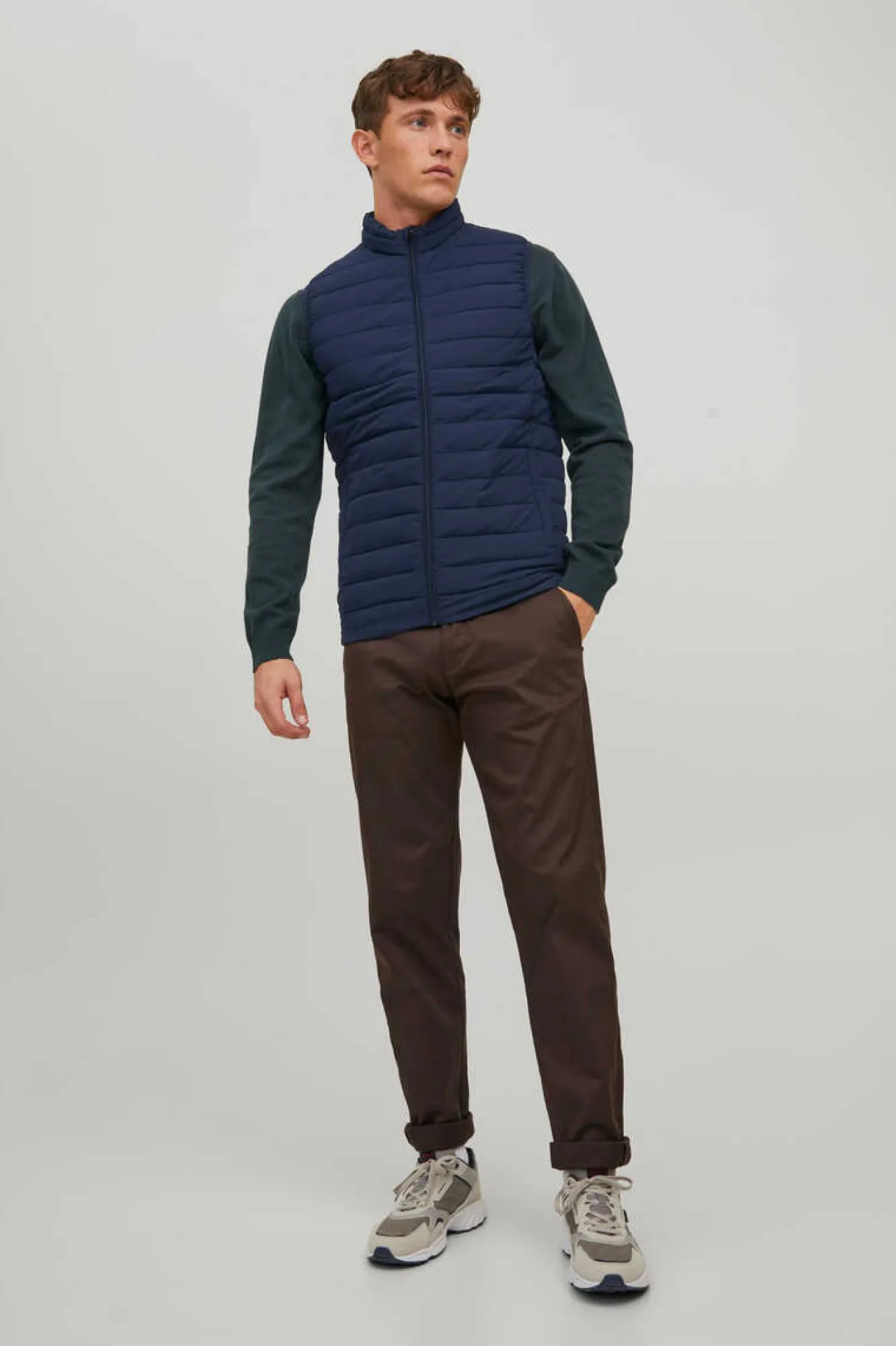 Jack & Jones Colete Puffer Marinho Hot