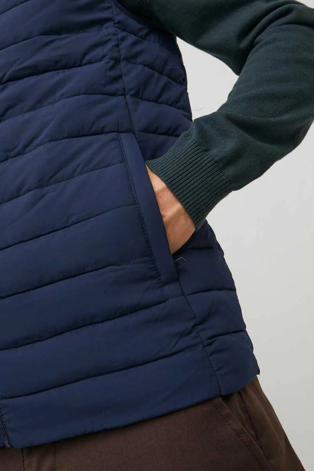 Jack & Jones Colete Puffer Marinho Hot