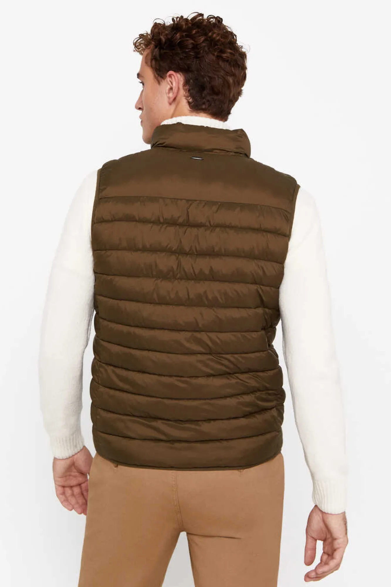 Cortefiel Colete Ultraleve Thermolite Verde New