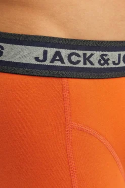Jack & Jones Conjunto De 3 Boxers De Malha Marinho