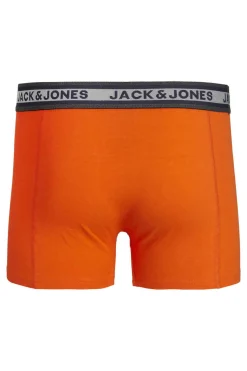 Jack & Jones Conjunto De 3 Boxers De Malha Marinho