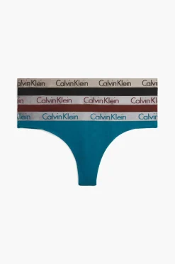 Calvin Klein Calcinhas-Conjunto De 3 Tangas Radiant Cotton