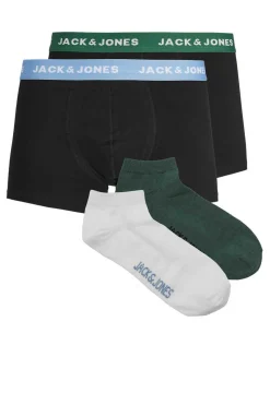 Jack & Jones Conjunto De Boxer E Meias Preto