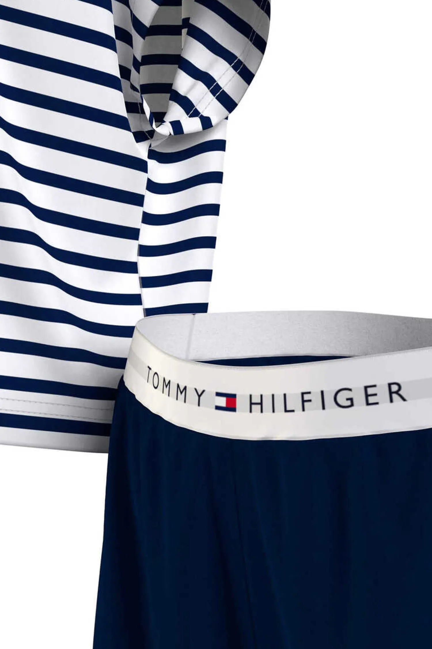 Tommy Jeans Pijamas-Conjunto De Calcoes E Camisola As Riscas