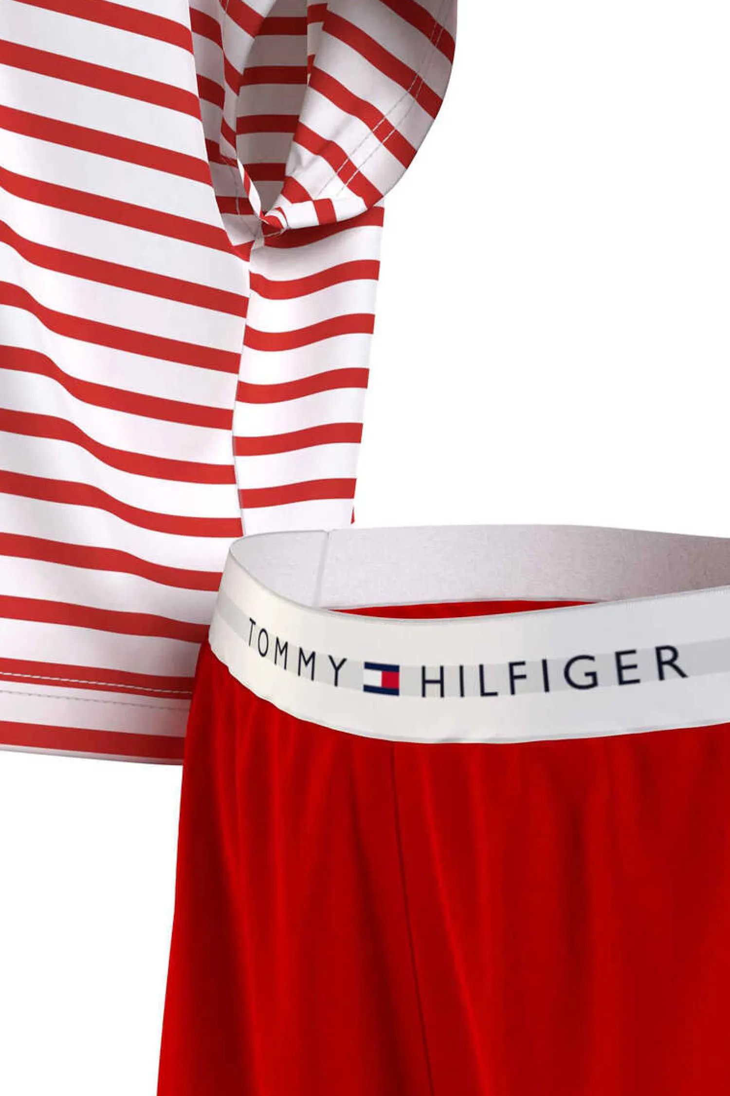 Tommy Jeans Pijamas-Conjunto De Calcoes E Camisola As Riscas