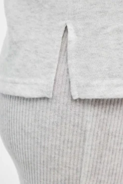 Inside Pijamas-Conjunto Pijama Tecido Canelado Mulher