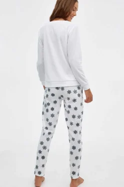 Inside Pijamas-Conjunto Pijama Urso Polar Mulher