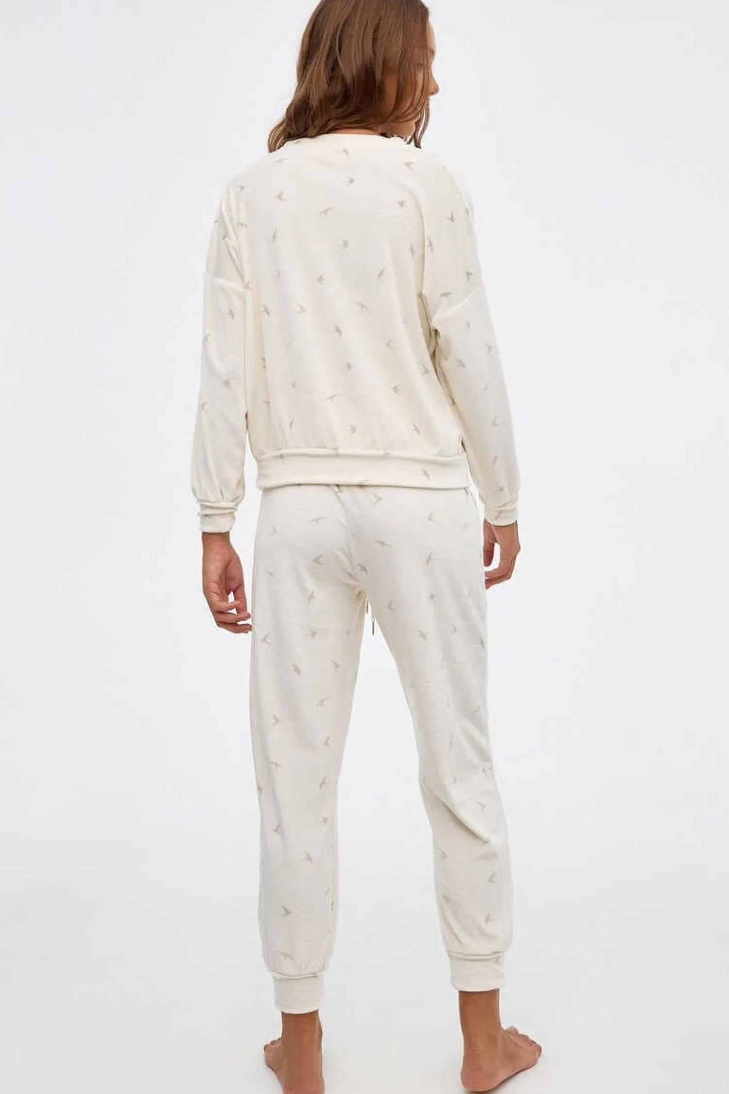 Inside Pijamas-Conjunto Pijama Veludo Mulher