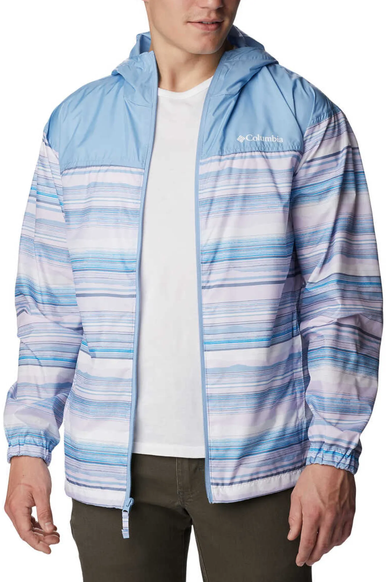 Columbia Corta-Ventos Flash Challenger™ Para Homem - Novidade Roxo Best