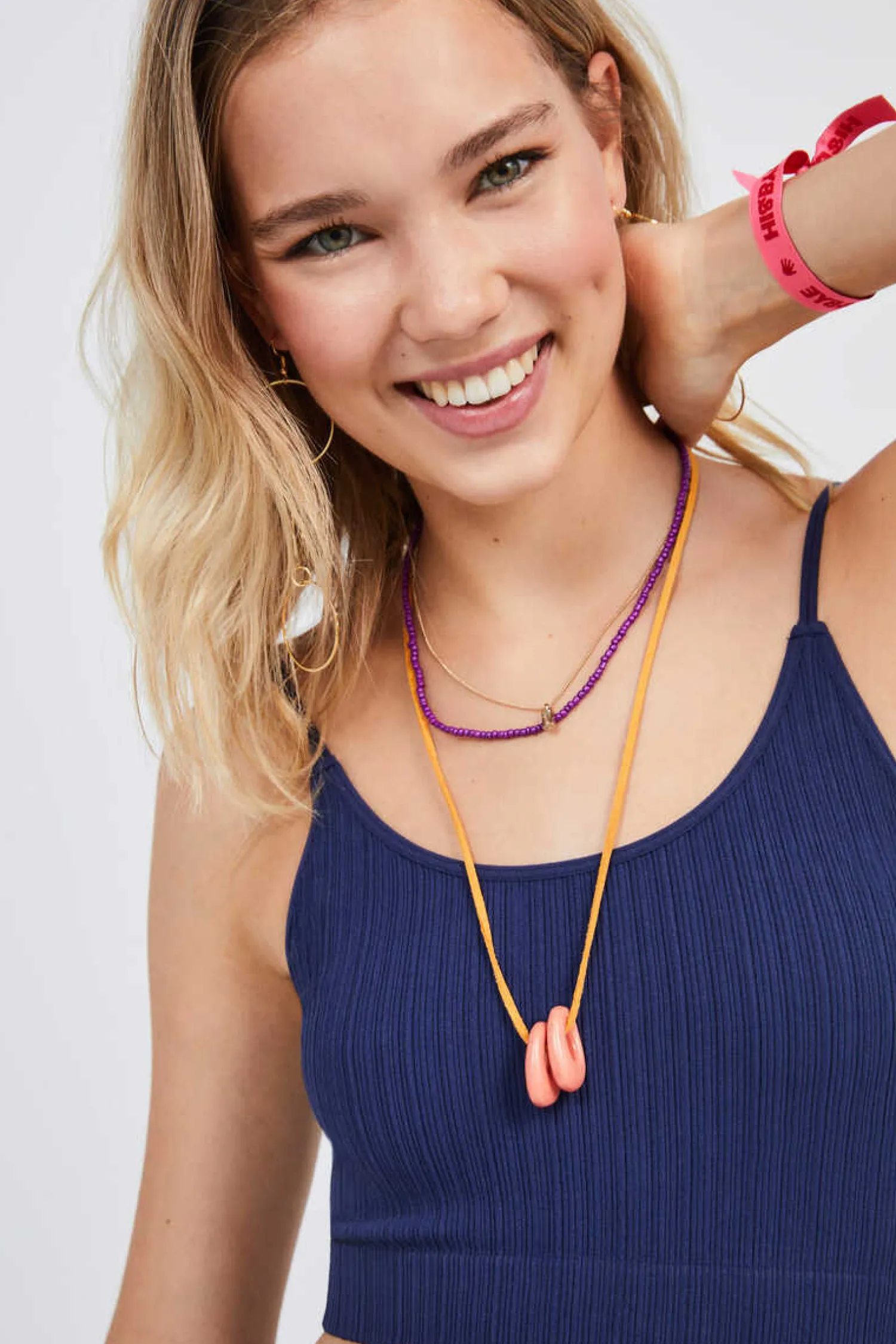 HI&BYE T-Shirts E Tops-Crop Top Alcas Duplas Sem Costuras Verde-Claro