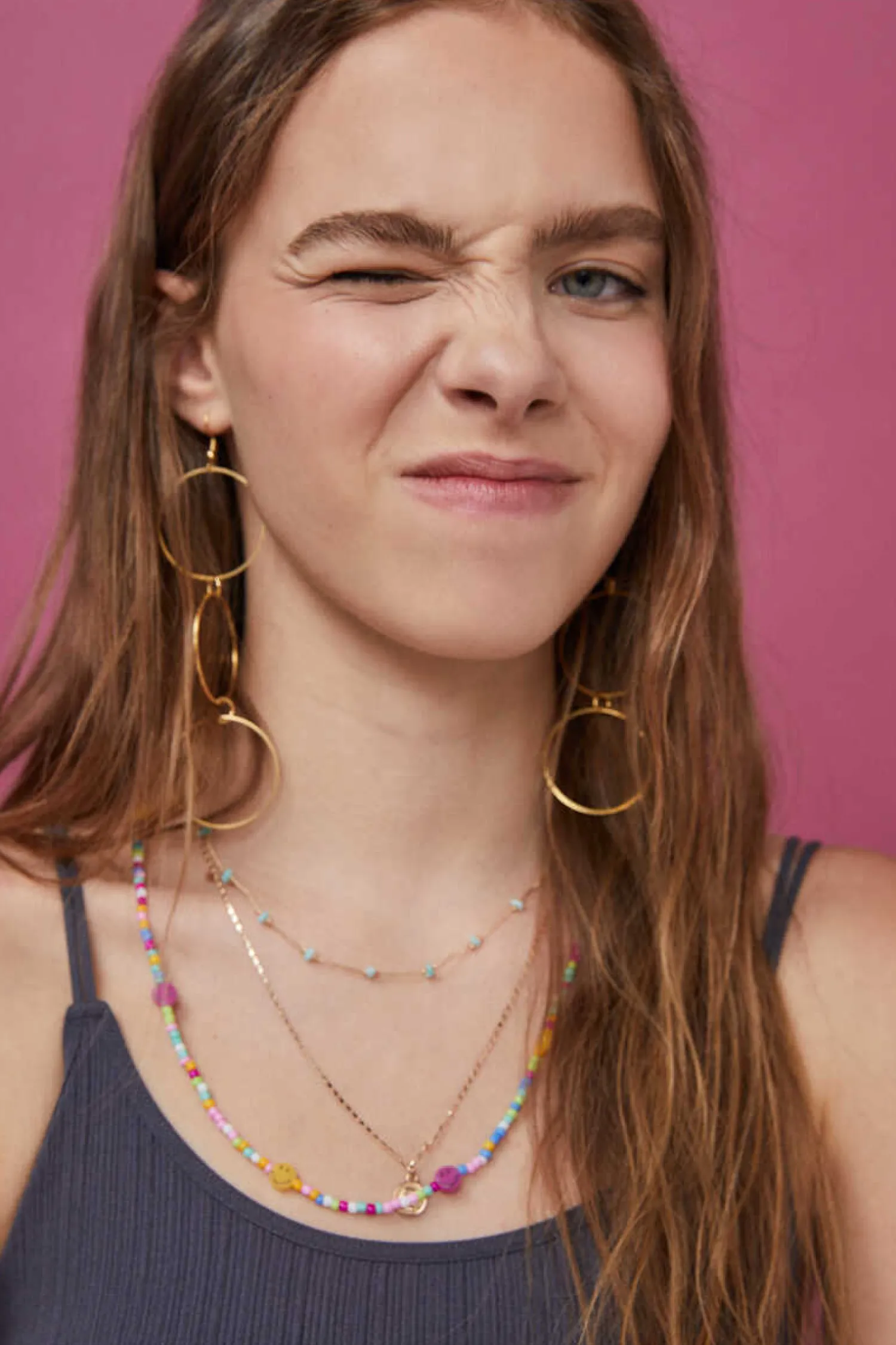 HI&BYE T-Shirts E Tops-Crop Top Alcas Duplas Sem Costuras Branco