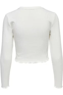 Only T-Shirts-Crop Top Canelado