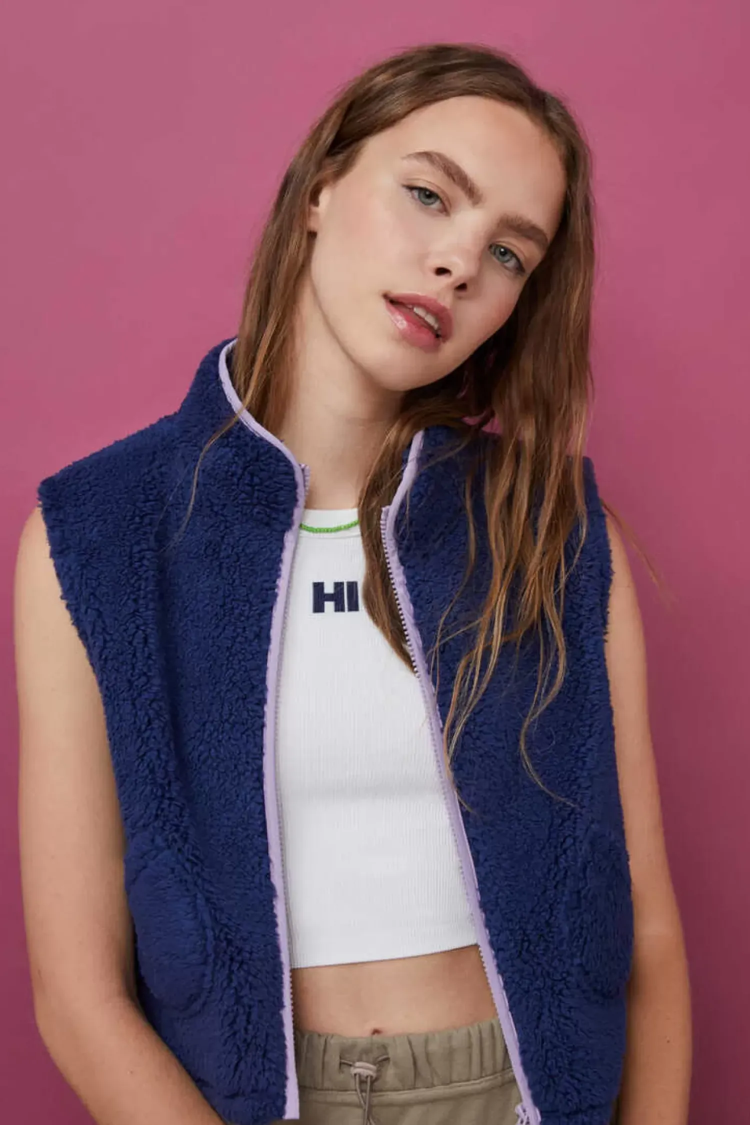 HI&BYE T-Shirts E Tops-Crop Top Halter Sem Costuras Cinzento