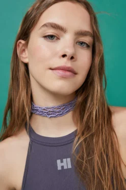 HI&BYE T-Shirts E Tops-Crop Top Halter Sem Costuras Verde-Escuro