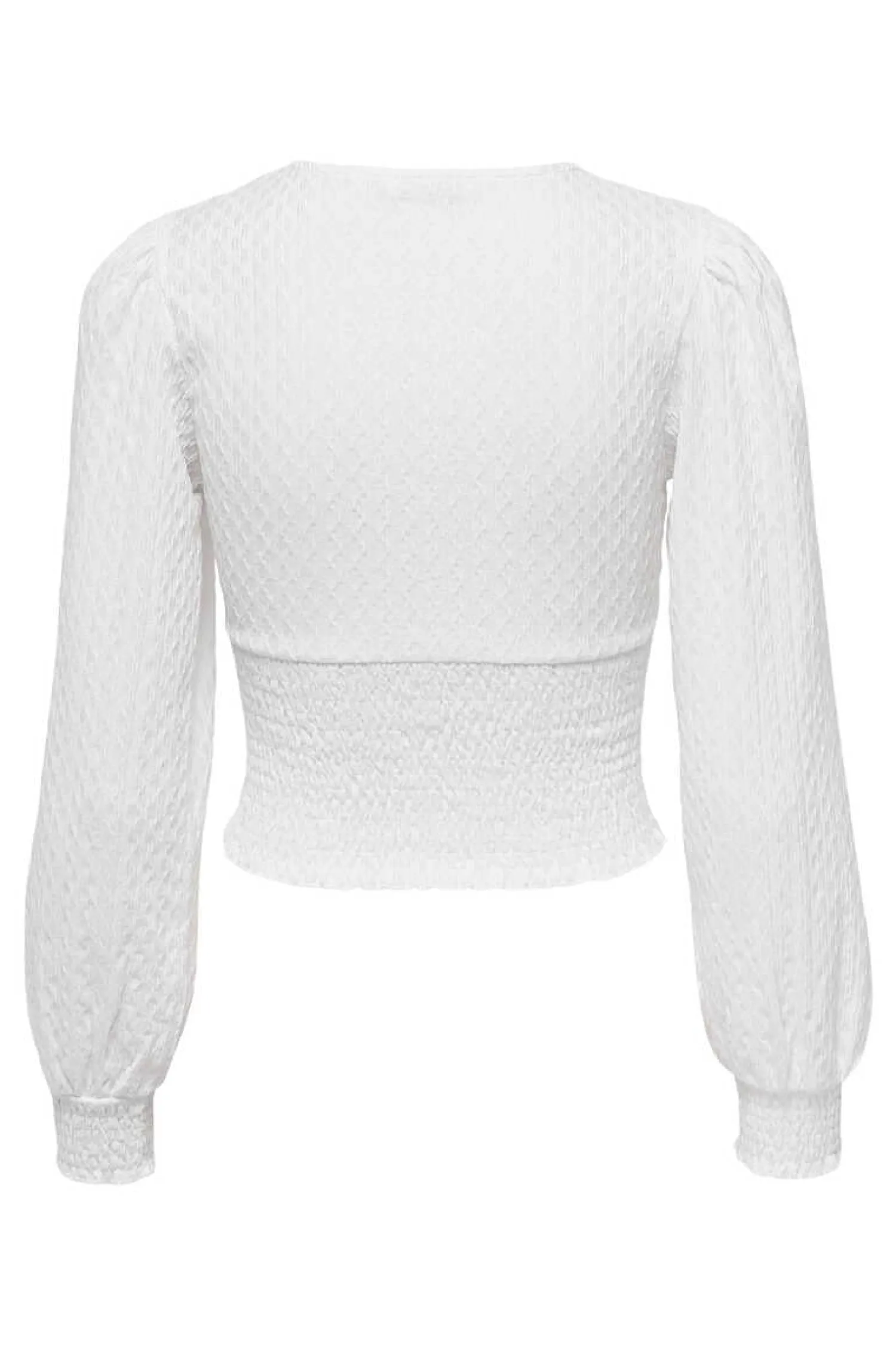 Only T-Shirts-Crop Top Manga Comprida