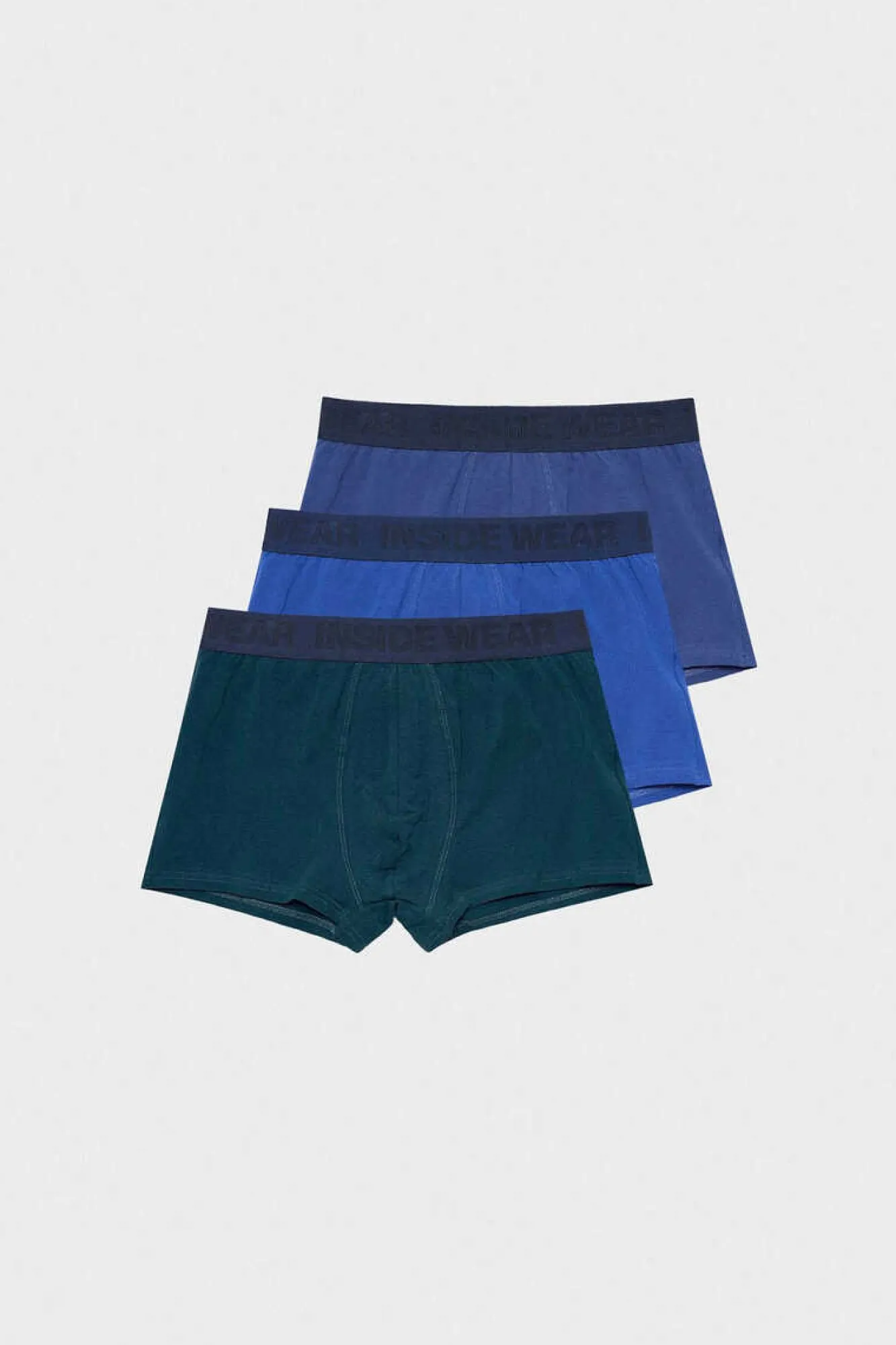 Inside Cueca Boxer Liso Pack 3 Natural Online