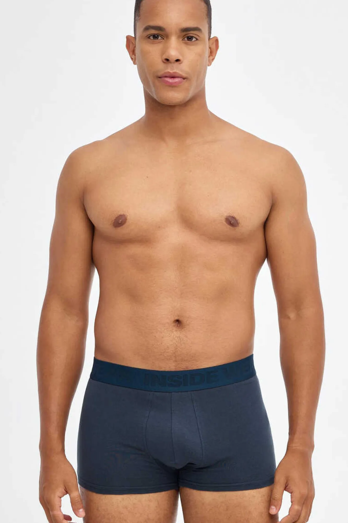 Inside Cueca Boxer Liso Pack 3 Natural Online