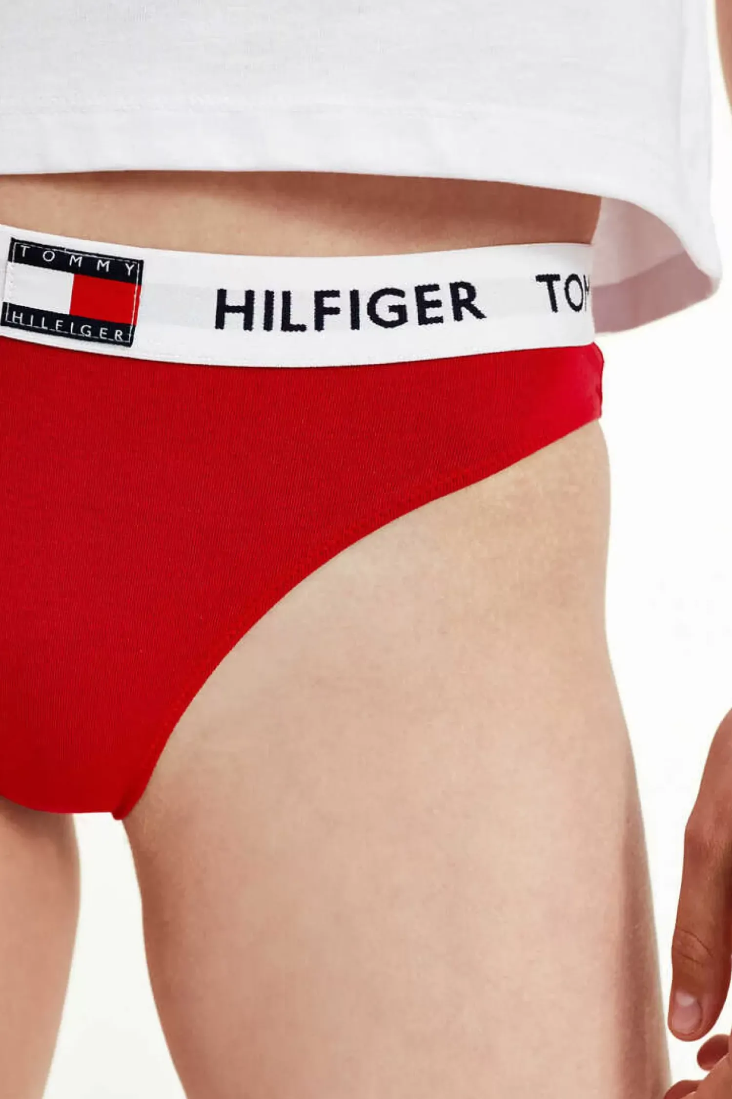 Tommy Jeans Calcinhas-Cueca De Algodao Com Logo