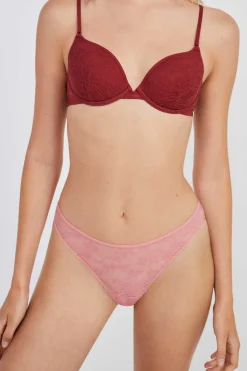 HI&BYE Roupa Interior-Cuequinha Brasileira Renda Franzida