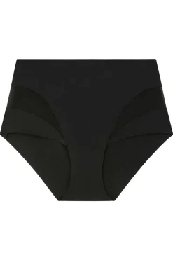 Women'secret Calcinhas-Cuequinha Semi Modeladora Alta Preta