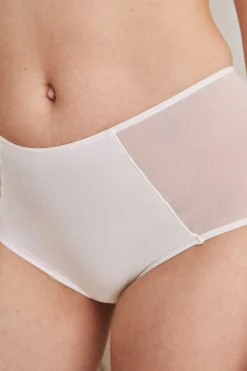 Women'secret Calcinhas-Cuequinha Semi Modeladora Alta Cru