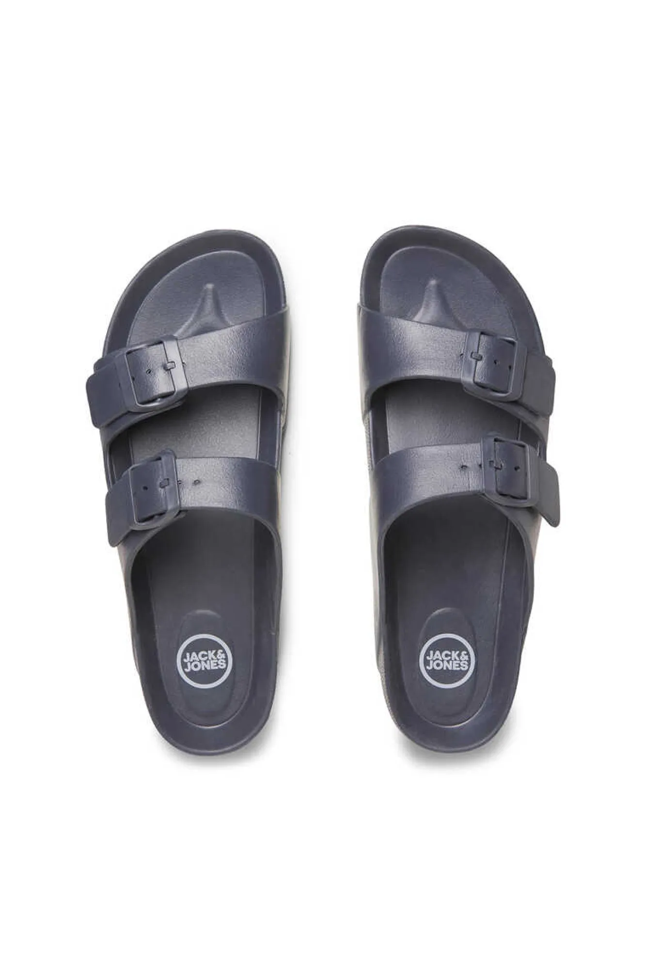 Jack & Jones Deslize De Uma Cor Nas Sandalias Preto Clearance