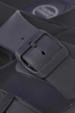 Jack & Jones Deslize De Uma Cor Nas Sandalias Preto Clearance